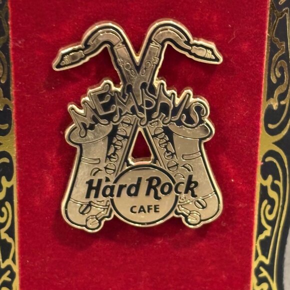 Hard Rock Cafe Memphis Saxophone Pin NEW 2007 - Picture 2 of 3